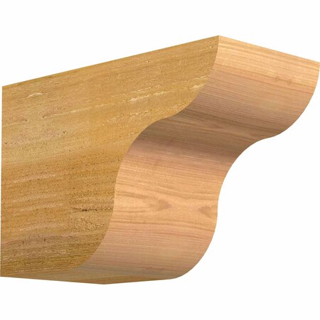 Ekena Millwork Carmel Rough Sawn Rafter Tail, Western Red Cedar, 6"W x 8"H x 12"L RFT06X08X12CAR00RWR